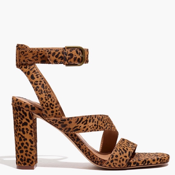 Madewell Shoes - Madewell The Liv Sandal in Mini Leopard Calf